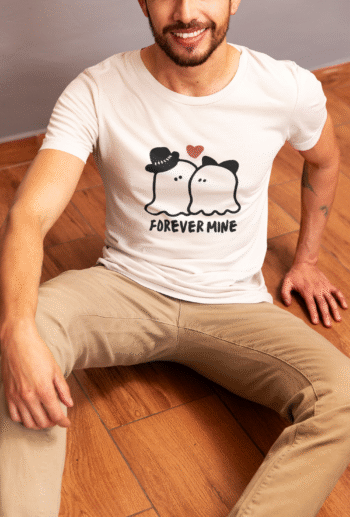 Forever Mine White T-Shirt – Heartbeat Collection - Image 4