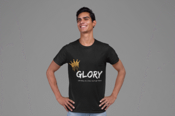 Glory Black T-Shirt – Men’s Collection - Image 2