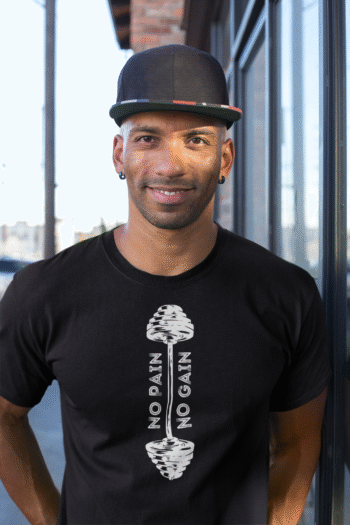 No Pain No Gain Black T-Shirt – Men’s Collection