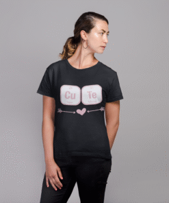 Alternative view of CUTE Black T-Shirt