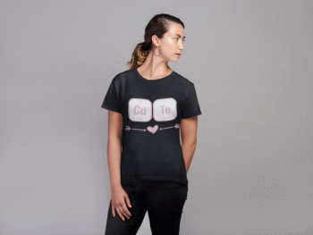 CUTE Black T-Shirt - Image 2
