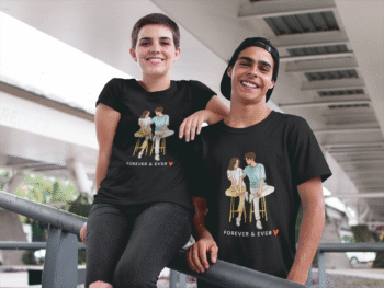 Forever & Ever Black T-Shirt – Heartbeat Collection