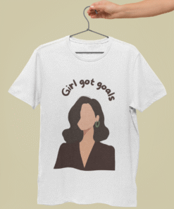Girl Got Goals White T-Shirt