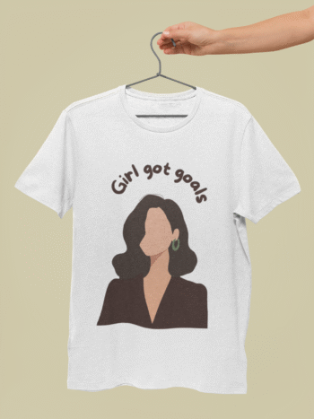 Girl Got Goals White T-Shirt