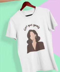 Alternative view of Girl Got Goals White T-Shirt