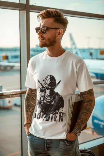 Soldier White T-Shirt – Men’s Collection