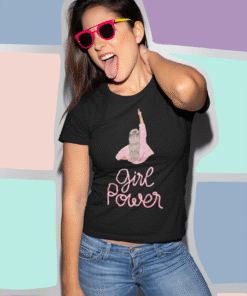 Girl Power Black T-Shirt