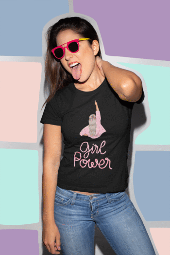 Girl Power Black T-Shirt
