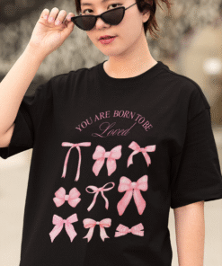 Born to Be Loved Black T-Shirt