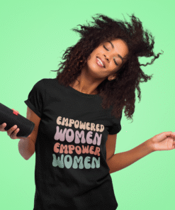 Empower Women Black T-Shirt