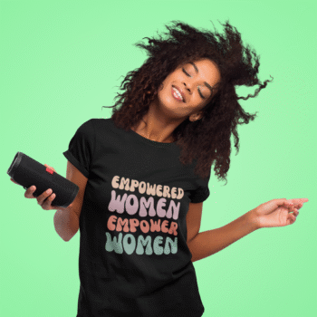 Empower Women Black T-Shirt