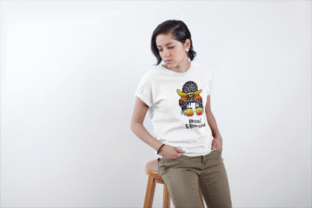Blessed & Beautiful White T-Shirt - Image 3
