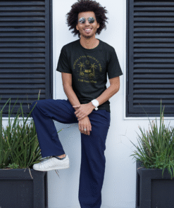 Stress Less Holiday More Black T-Shirt – Men’s Collection