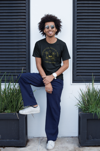 Stress Less Holiday More Black T-Shirt – Men’s Collection