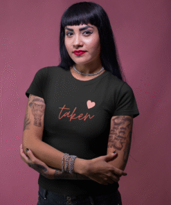 Taken Black T-Shirt – Heartbeat Collection