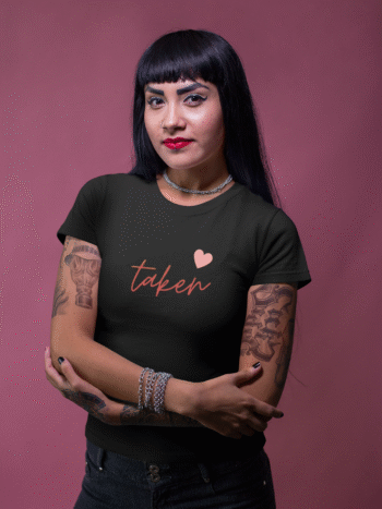 Taken Black T-Shirt – Heartbeat Collection