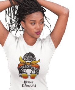 Blessed & Beautiful White T-Shirt