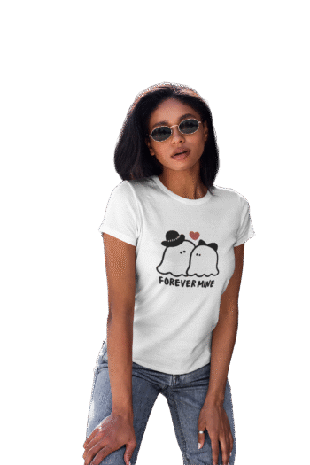Forever Mine White T-Shirt – Heartbeat Collection - Image 3