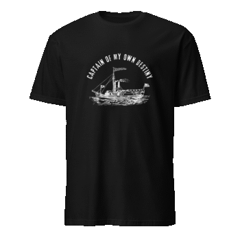 Captain of My Destiny Black T-Shirt – Positive Collection
