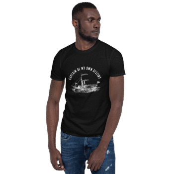Captain of My Destiny Black T-Shirt – Positive Collection - Image 3