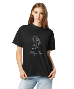 Alternative view of Magic Time Black T-Shirt – Motherhood Magic Collection