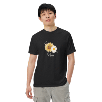 Be Happy – Positive Collection Black Tee