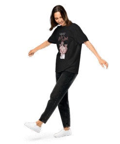 Alternative view of Super Mom – Mom of Girls Black T-Shirt – Motherhood Magic Collection