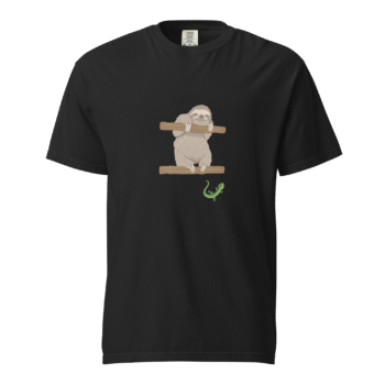Sloth Life Black T-Shirt – Off The Grid Collection