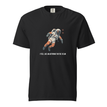 Astronaut in the Ocean Black T-Shirt – Off The Grid Collection