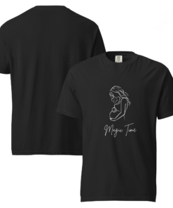 Magic Time Black T-Shirt – Motherhood Magic Collection