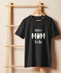 Loading... Mom to Be Black T-Shirt – Motherhood Magic Collection