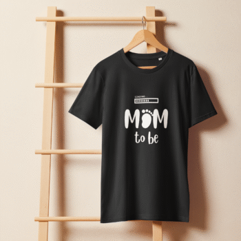 Loading... Mom to Be Black T-Shirt – Motherhood Magic Collection