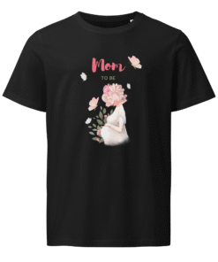 Mom to Be Black T-Shirt – Motherhood Magic Collection