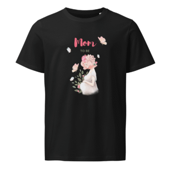 Mom to Be Black T-Shirt – Motherhood Magic Collection