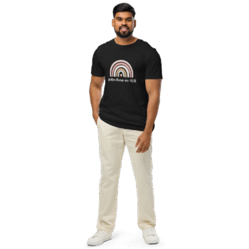 Better Things Are Here Black T-Shirt – Positive Collection - Image 3