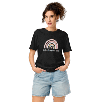Better Things Are Here Black T-Shirt – Positive Collection - Image 4