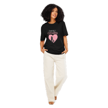 Everything Is Caturday Black T-Shirt – Off The Grid Collection - Image 3
