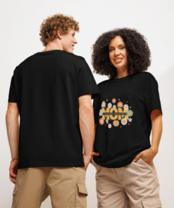 Alternative view of Mom, I'm So Lucky to Have You Black T-Shirt – Motherhood Magic Collection